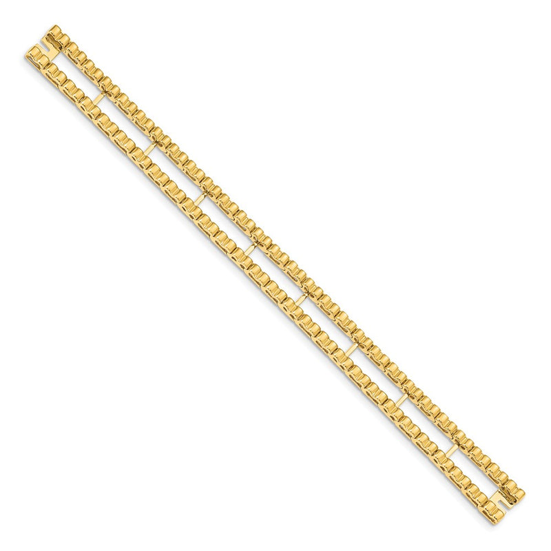 14K Yellow Gold Tennis Jacket Blank