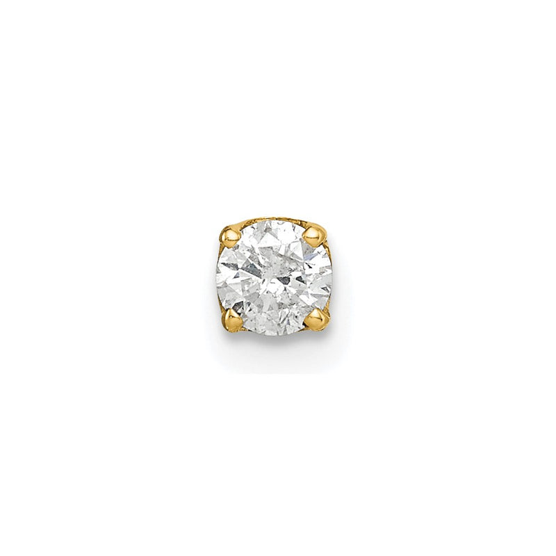14k Single Stud Diamond Earring