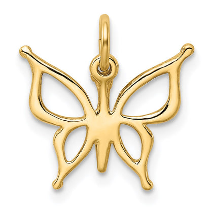 14k Yellow Gold 14k Butterfly Charm