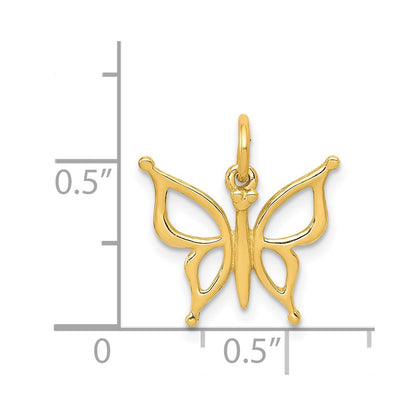 14k Yellow Gold 14k Butterfly Charm