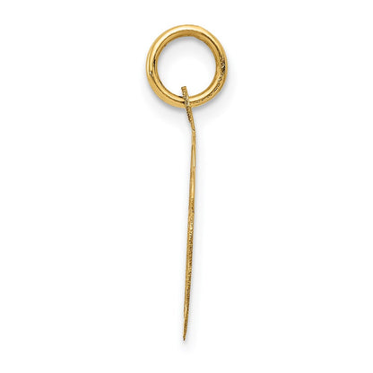 14k Yellow Gold 14K A DATE TO REMEMBER Disc Charm