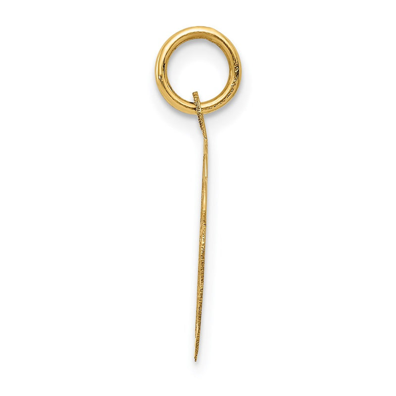 14k Yellow Gold 14K A DATE TO REMEMBER Disc Charm