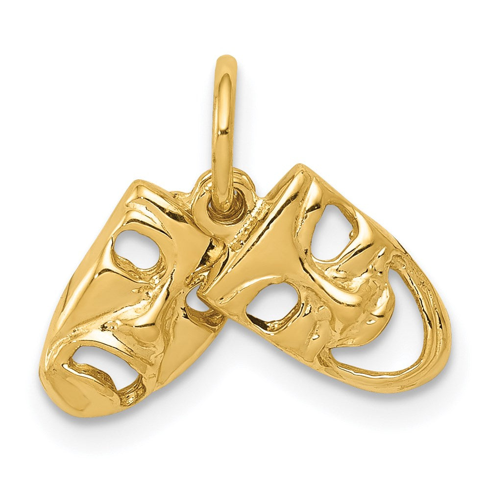 14k Yellow Gold 14k Comedy/Tragedy 2-Piece Charm