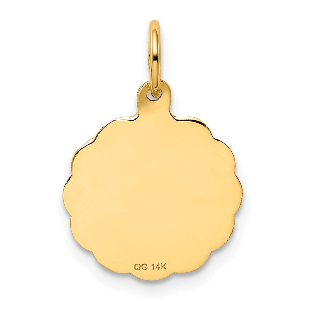14k Yellow Gold 14K Wedding Bells Charm