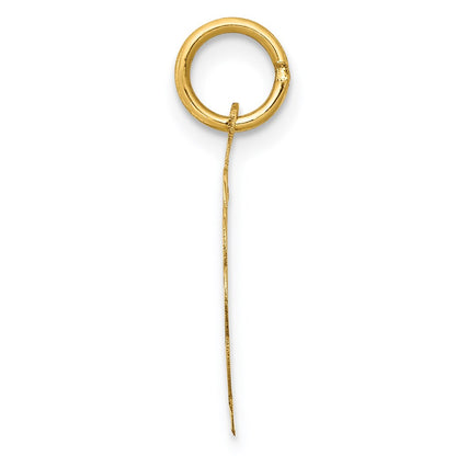 14k Yellow Gold 14k YOU ARE ALWAYS IN MY HEART Disc Charm