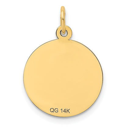 14k Yellow Gold 14K HAPPY ANNIVERSARY Charm