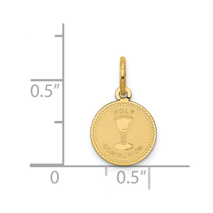 14k Yellow Gold 14k Holy Communion Charm