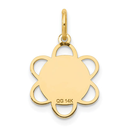14k Yellow Gold 14k Holy Communion Charm