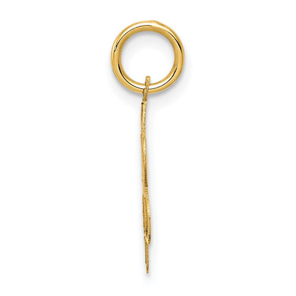 14k Yellow Gold 14k SWEET 16 Disc Charm