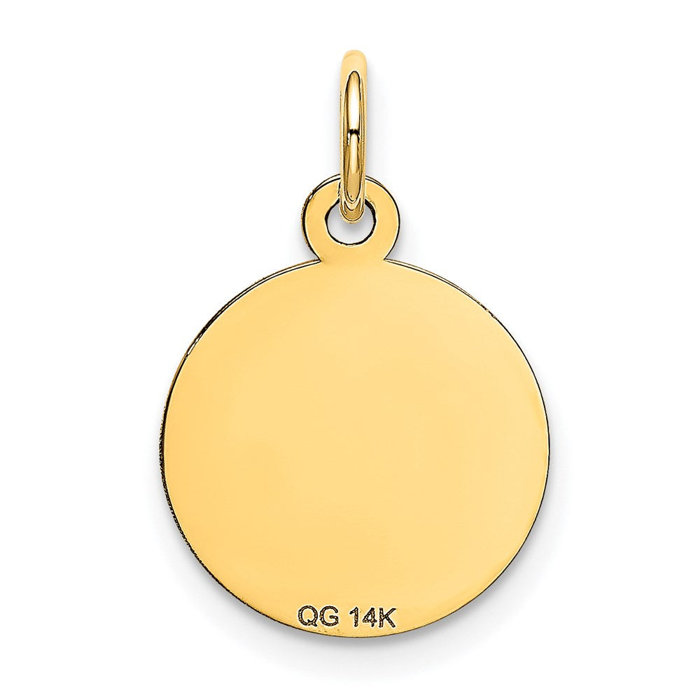 14k Yellow Gold 14k HAPPY BIRTHDAY Disc Charm