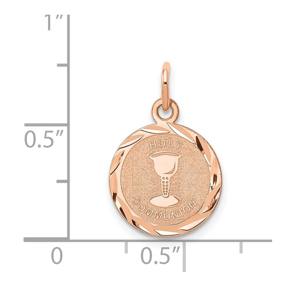 14k Rose Gold 14k Rose-Gold Holy Communion Charm