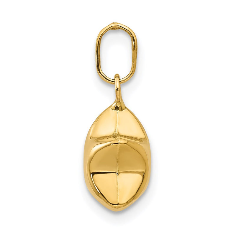 14k Yellow Gold 14k 3D Puffed Star Charm