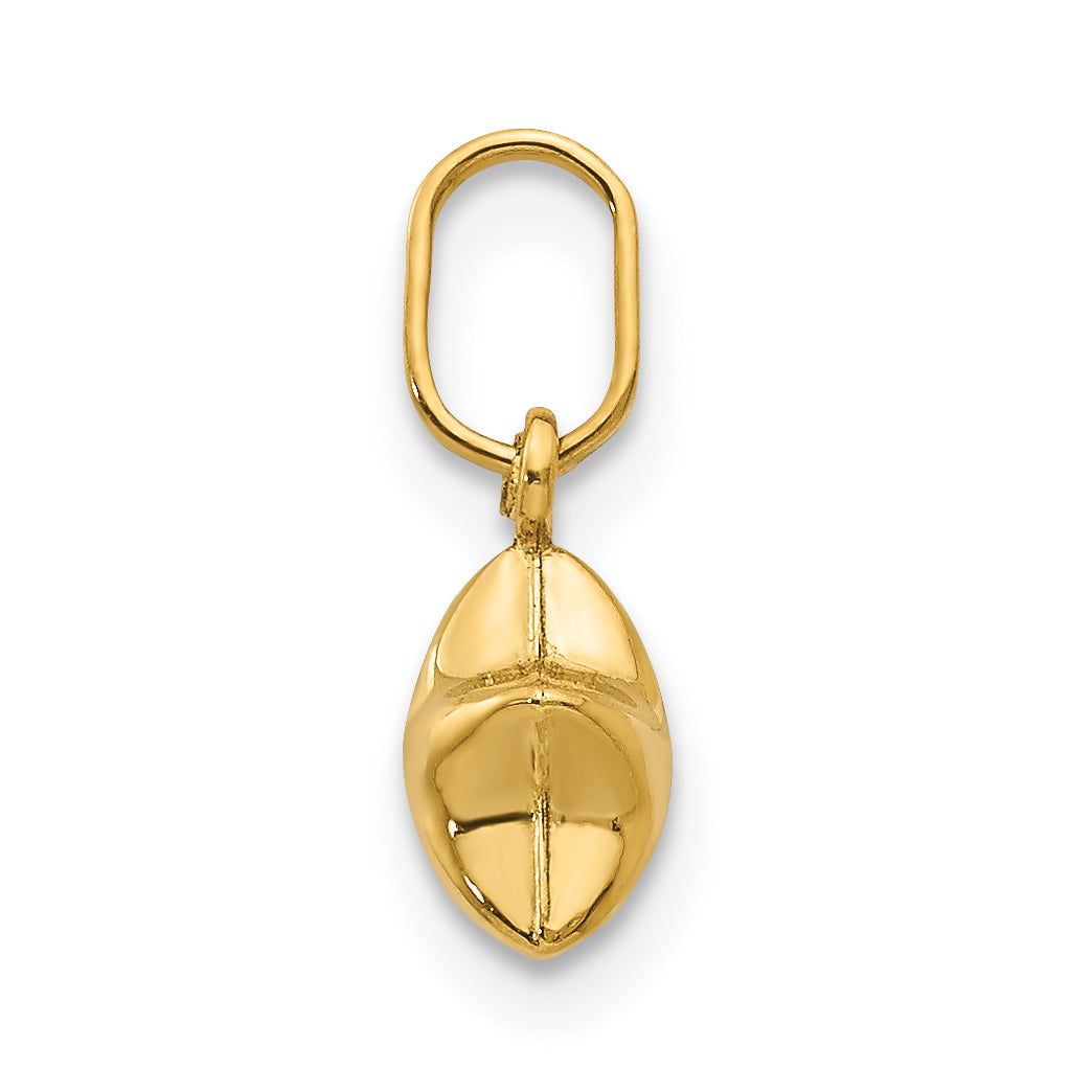 14k Yellow Gold 14k 3D Puffed Star Charm