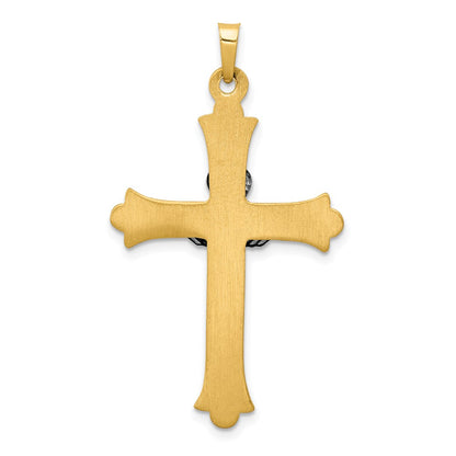 14k Two-tone 14k Two-tone Claddagh Cross Pendant