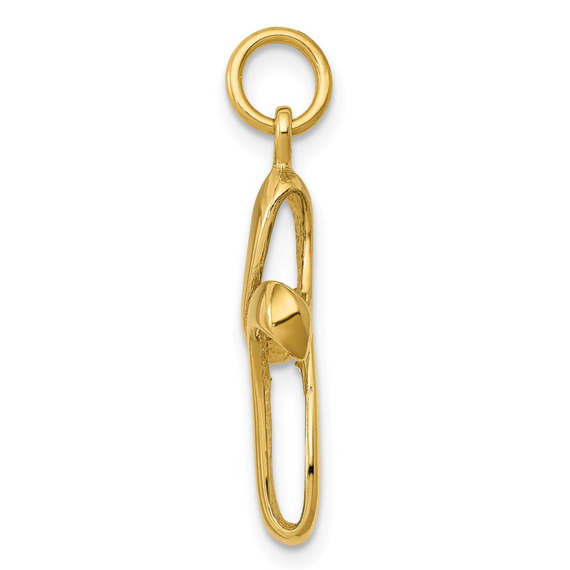 14k Yellow Gold 14k Polished Cross Charm