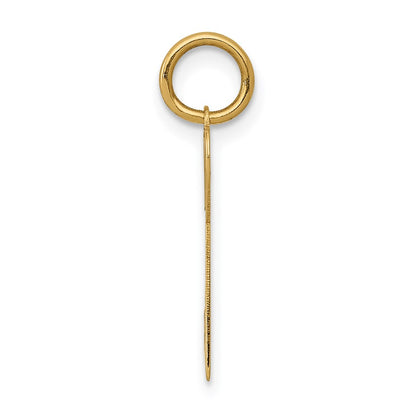 14k Yellow Gold 14K Polished Hearts Key Charm