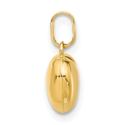 14k Yellow Gold 14K Polished 3-D Puffed Heart Pendant
