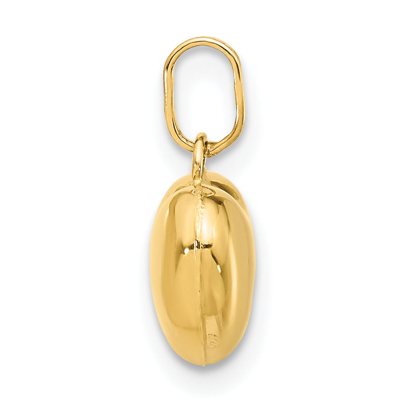 14k Yellow Gold 14K Polished 3-D Puffed Heart Pendant