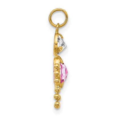 14k Yellow Gold 14k June Boy Birthstone Charm