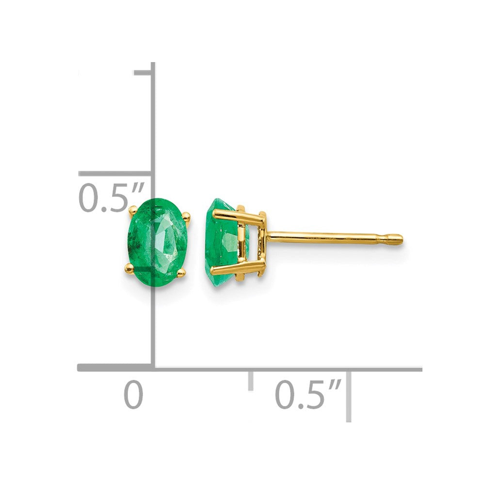 14k-yellow-gold-6x4mm-oval-emerald-earrings-xe86e