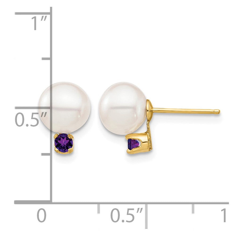 14k-yellow-gold-7-75mm-white-round-freshwater-cultured-pearl-and-14am-amethyst-post-earrings-xf753e-am