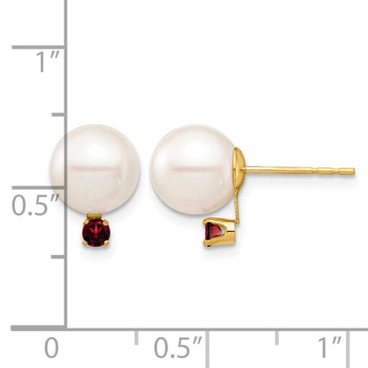 14k-yellow-gold-8-85mm-white-round-freshwater-cultured-pearl-and-18ga-garnet-post-earrings-xf754e-ga