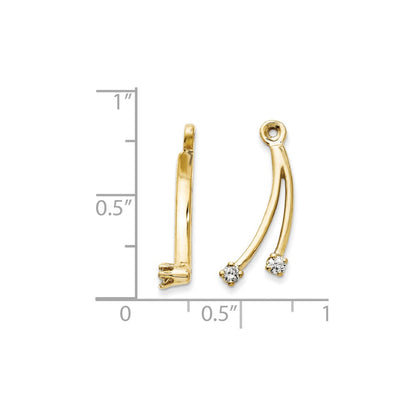 14k VS Diamond earring jacket