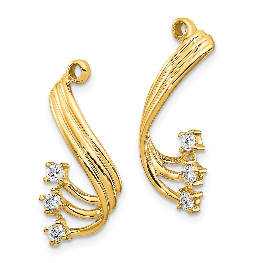14k VS Diamond earring jacket