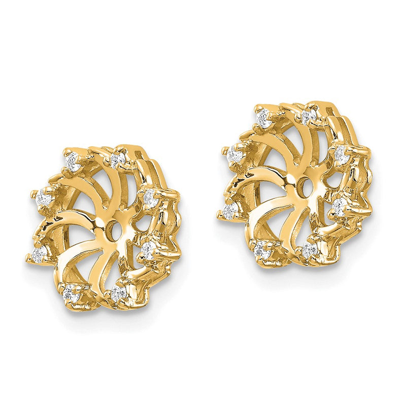 14k AAA Diamond Earring Jacket