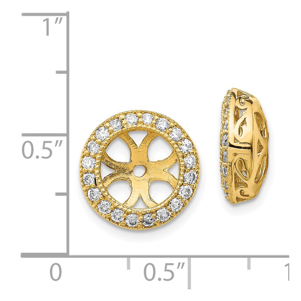 14k AAA Diamond Earring Jacket
