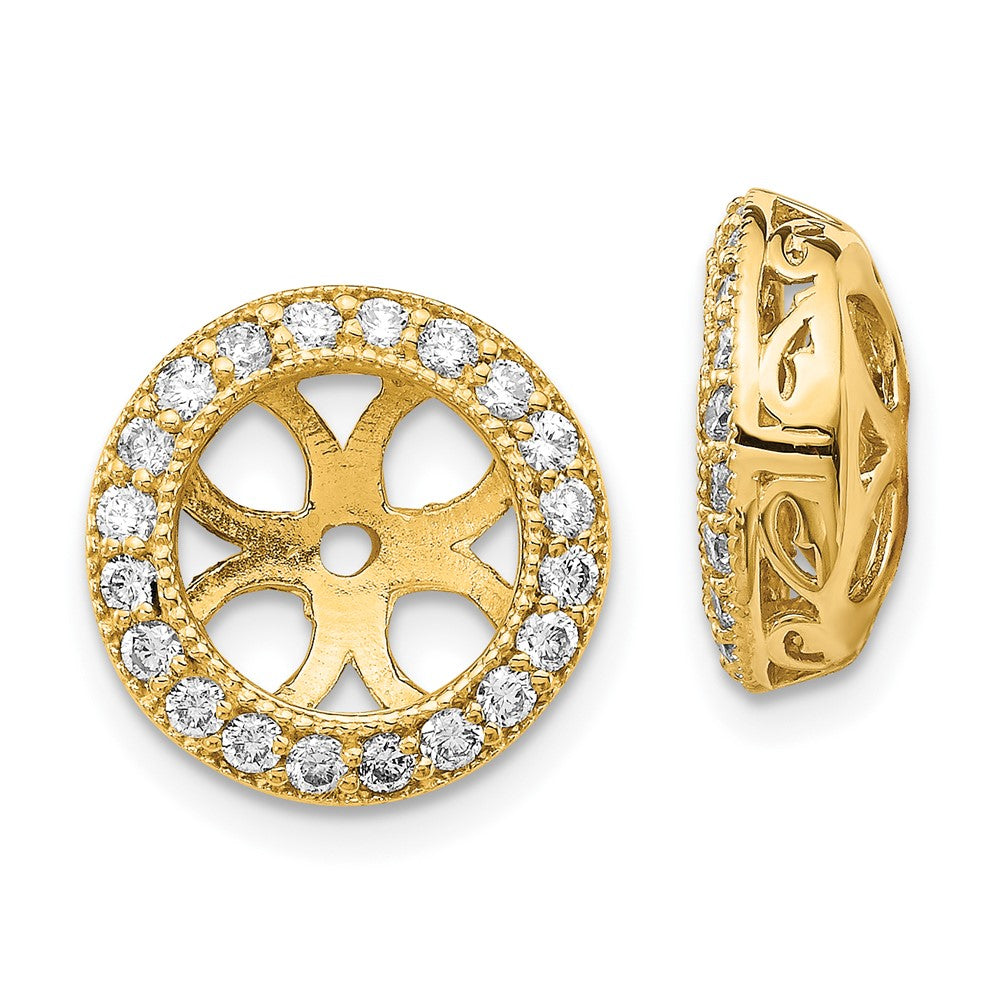 14k AAA Diamond Earring Jacket