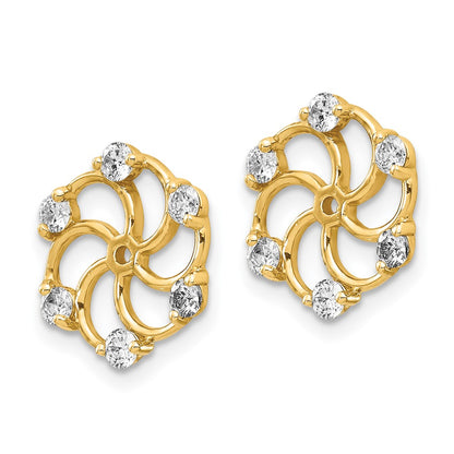 14k AAA Diamond Earring Jacket