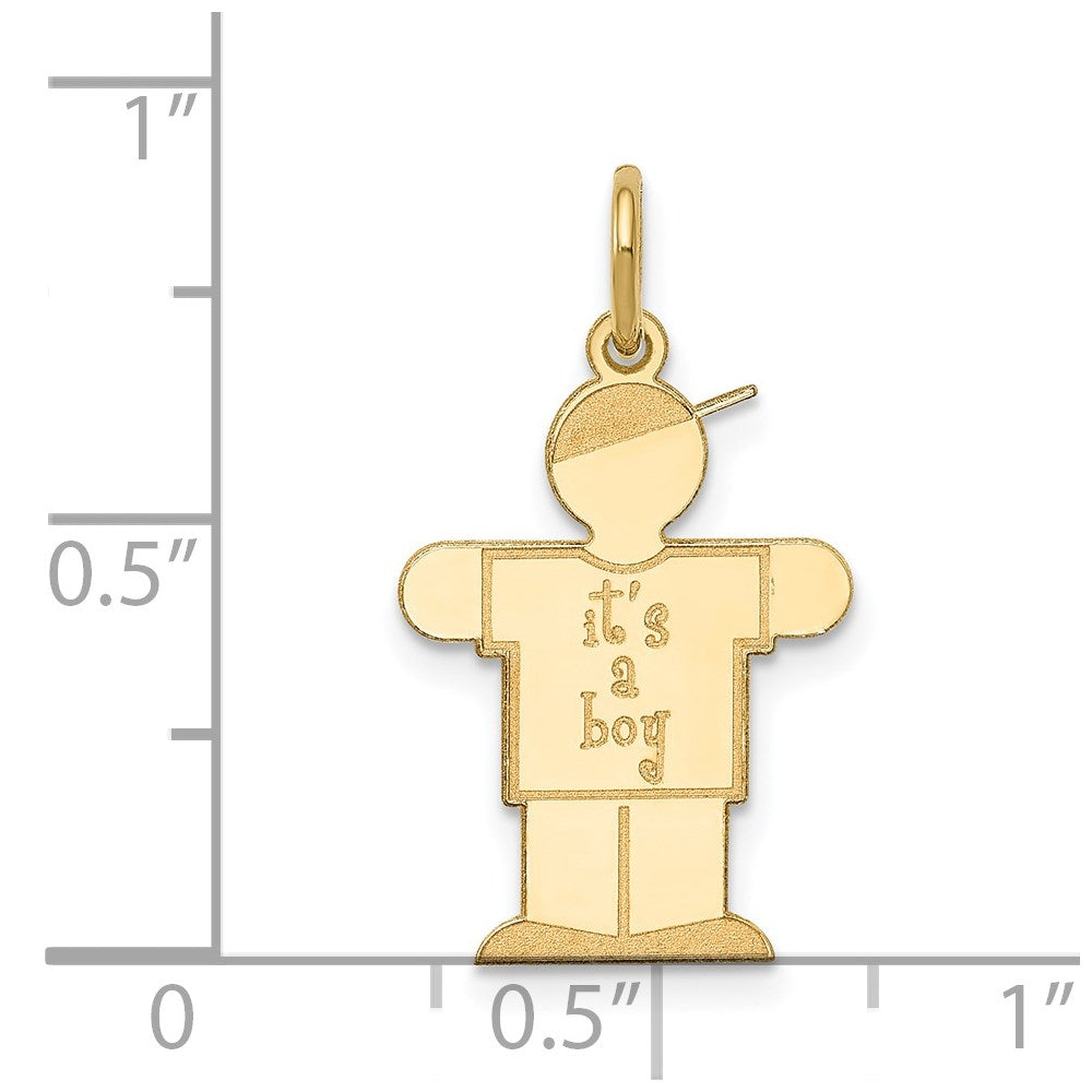 14k Yellow Gold 14k Kid Charm
