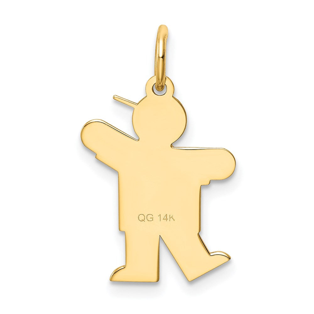 14k Yellow Gold 14k Kid Charm