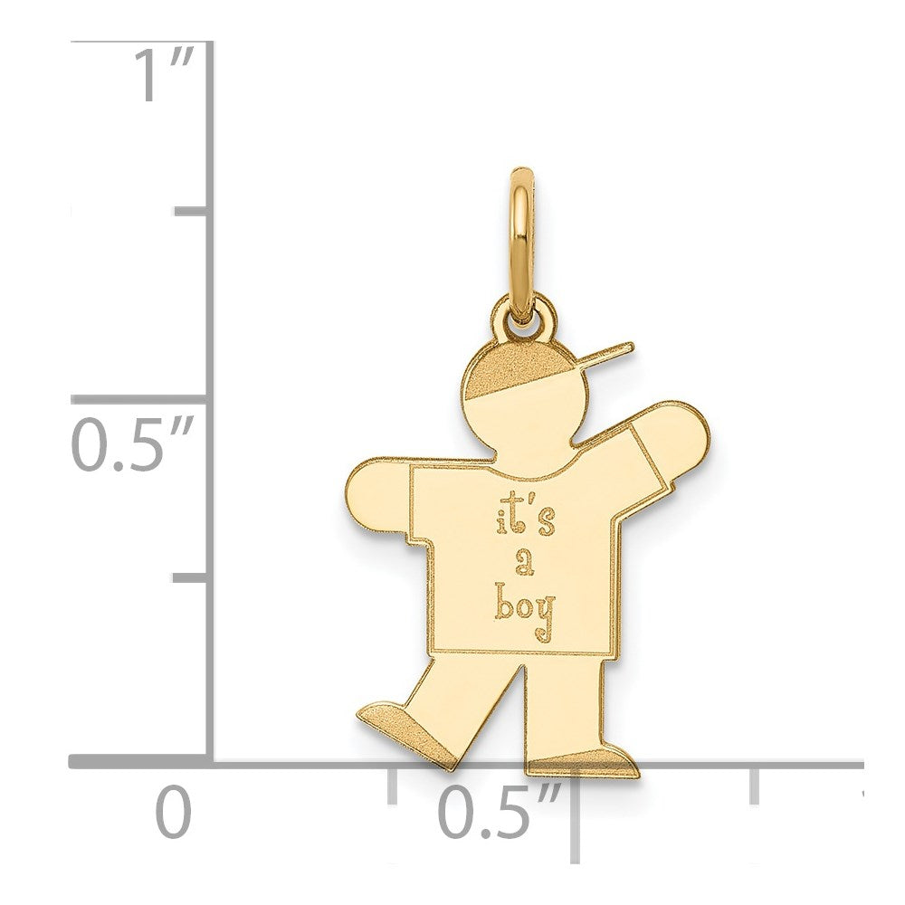 14k Yellow Gold 14k Kid Charm