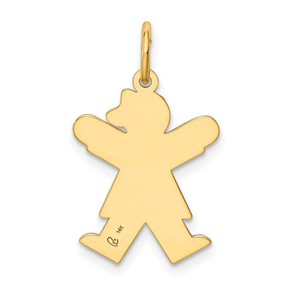 14k Yellow Gold 14k Kid Charm