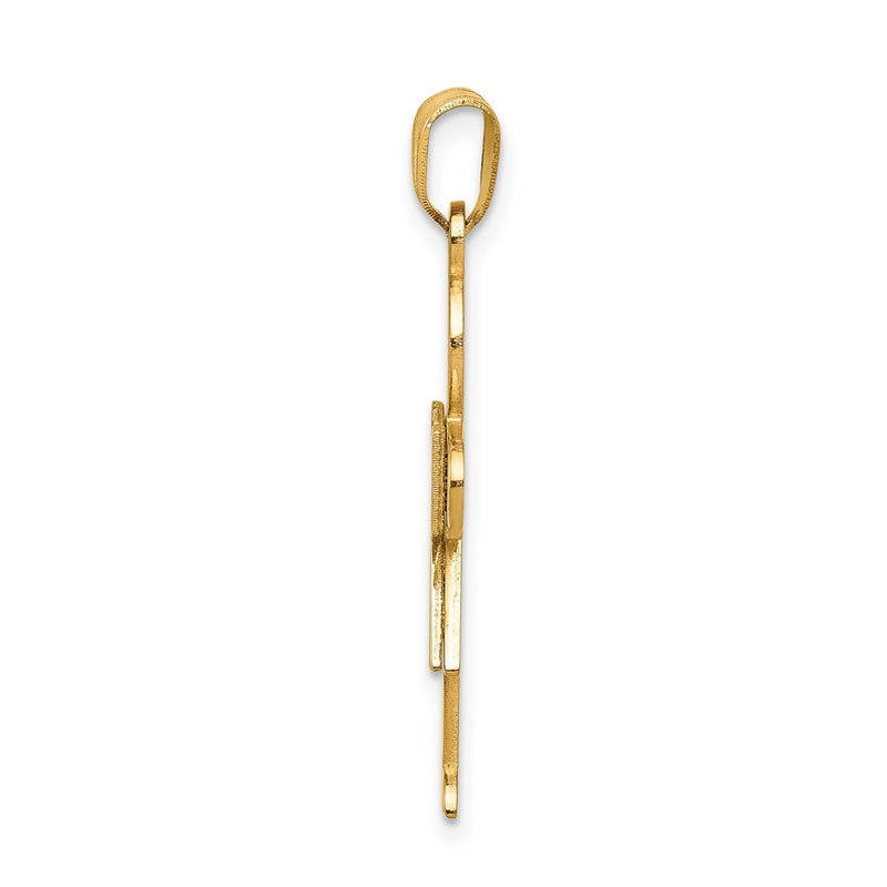 14k Yellow Gold 14k Girl Charm