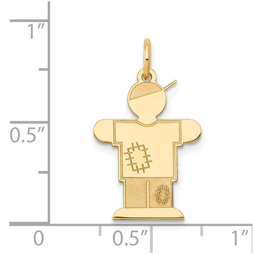 14k Yellow Gold 14k Kid Charm