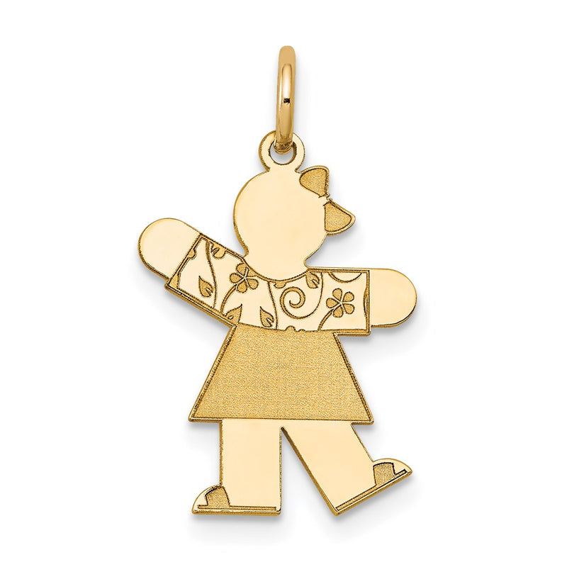 14k Yellow Gold 14k Kid Charm