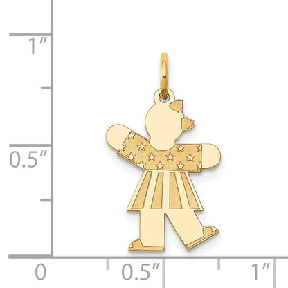 14k Yellow Gold 14k Kid Charm