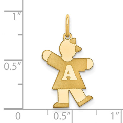 14K Yellow Gold Kid Charm