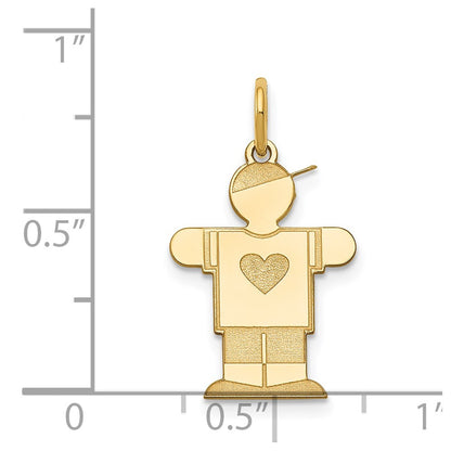 14k Yellow Gold 14k Kid Charm
