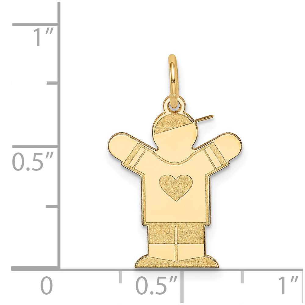 14k Yellow Gold 14k Kid Charm