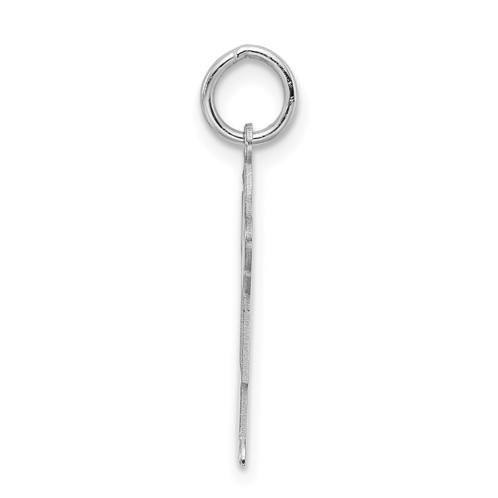 Sterling Silver Rhodium Plated Love Kid Charm