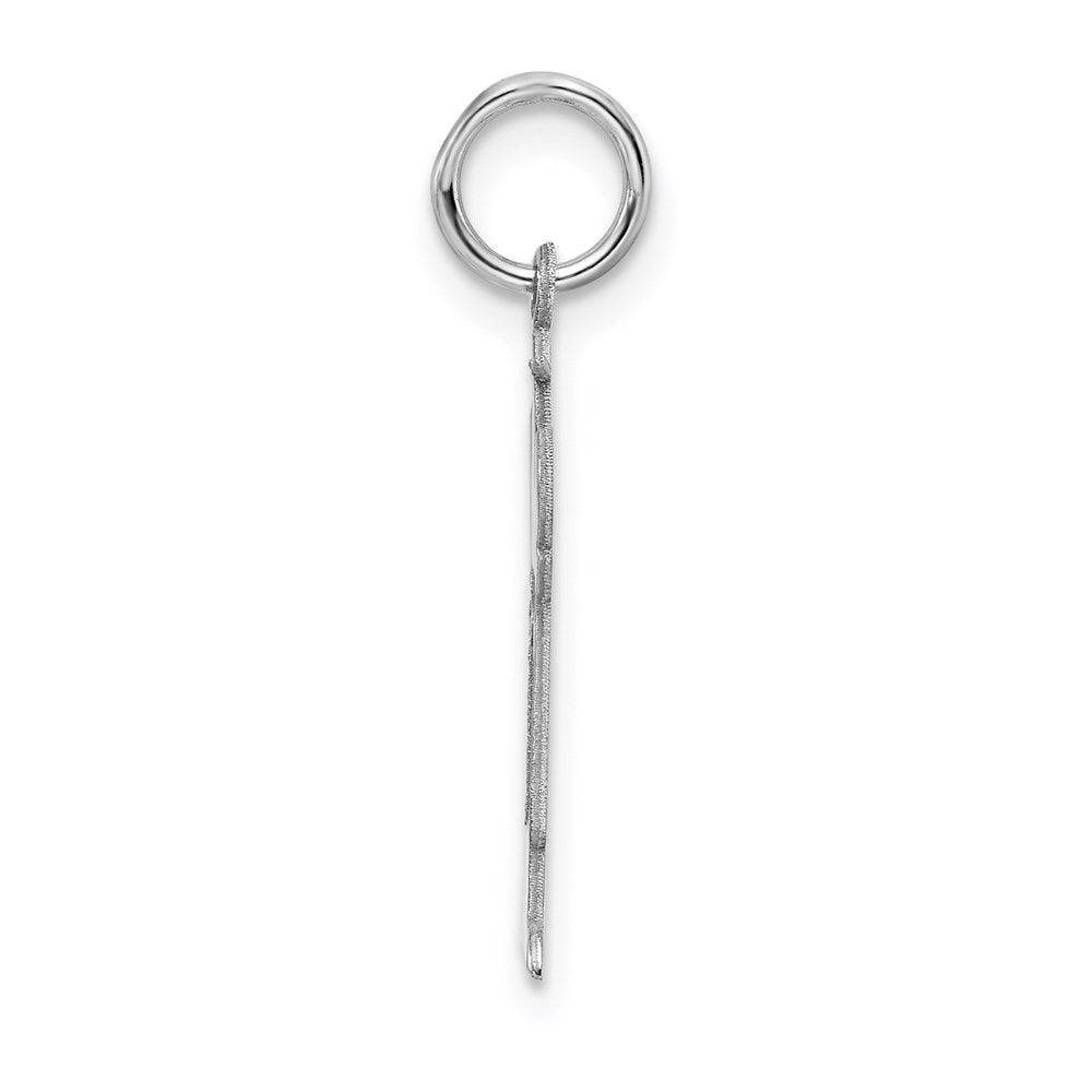 Sterling Silver Rhodium Plated Love Kid Charm