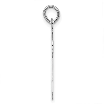 Sterling Silver Rhodium Plated Love Kid Charm