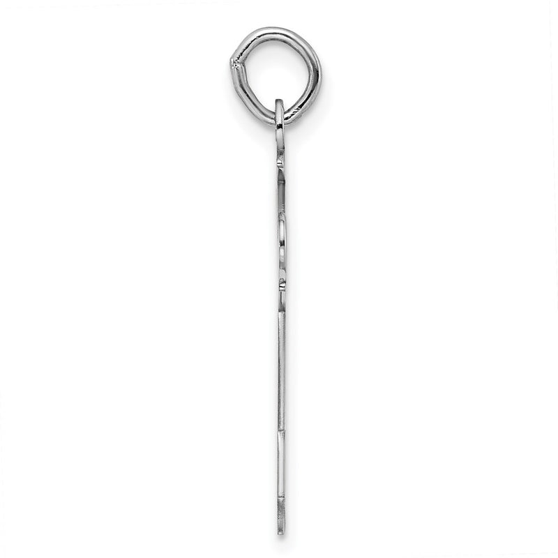 Sterling Silver Rhodium Plated Love Kid Charm
