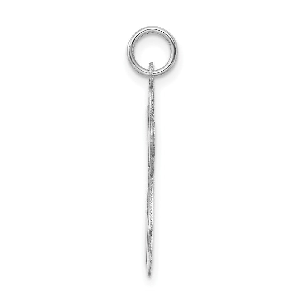 Sterling Silver Rhodium Plated Joy Kid Charm