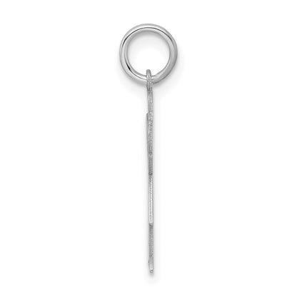 Sterling Silver Rhodium Plated Kid Charm