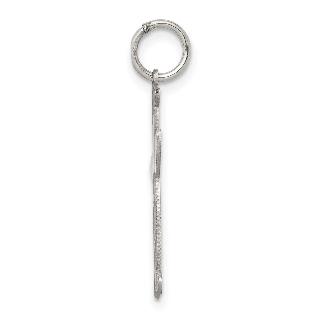 Sterling Silver Rhodium Plated Spunky Cuddle Charm